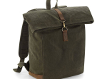 Sac à dos en toile cirée traditionnel