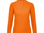 Polo manches longues femme