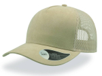 Casquette style trucker en faux daim