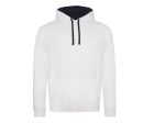 Sweat capuche contrastée