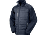 Veste bi-matière