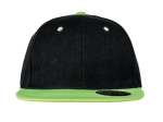 Casquette 6 pans visière plate