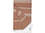 Fouta en coton et polyester recyclé