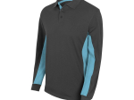 Polo bicolore manches longues
