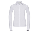 Ladies' long sleeve fitted ultimate stretch shirt