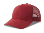 Casquette style trucker en faux daim