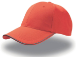 Casquette 6 pans piping réfléchissant