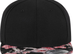 Casquette snapback motif fleuri
