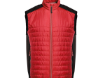 Bodywarmer bi-matière matelassé