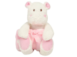 Peluche hippopotame et couverture