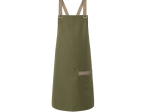 Tablier à bavette urban-look avec bretelles croisées et poche
