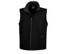 Bodywarmer softshell imprimable homme