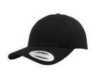 Casquette snapback visière incurvée