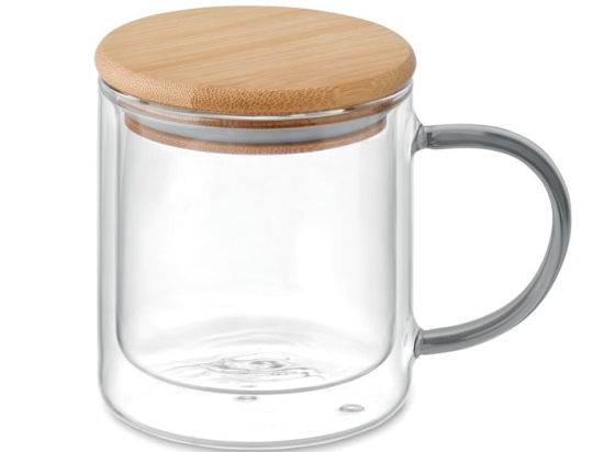 FARBI - Mug en verre double paroi 300ml
