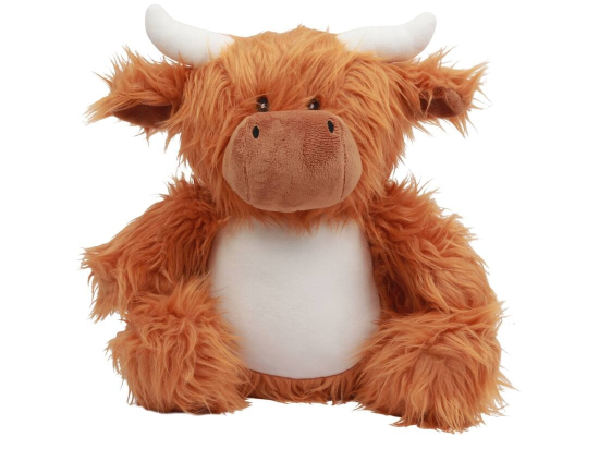 Peluche vache écossaise