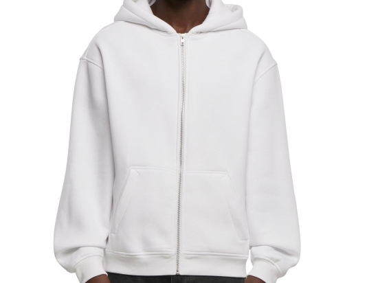 Sweat à capuche zippé ample