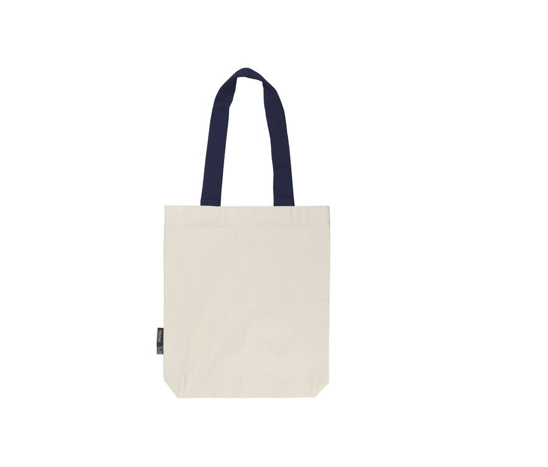 Sac shopping anses contrastées thumb