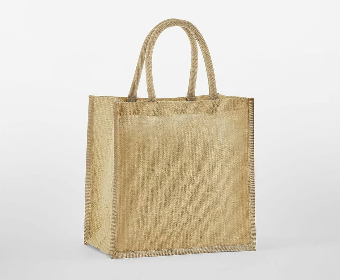 Sac cadeau en toile de jute thumb