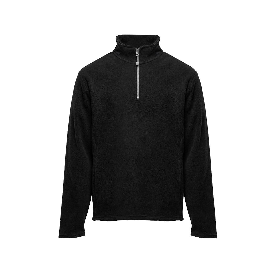 Polaire col zippé contrasté