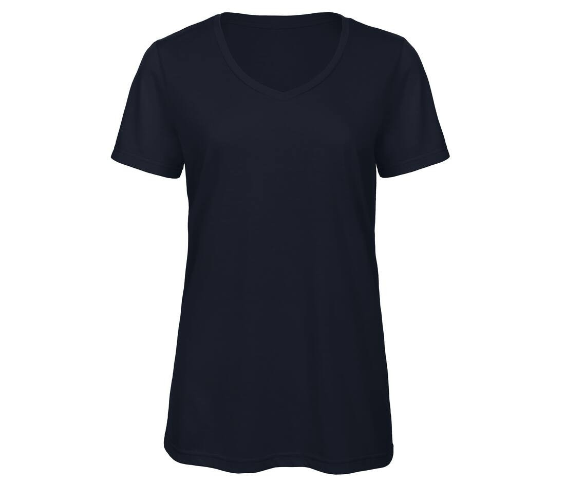 Tee-shirt col v femme tri-blend