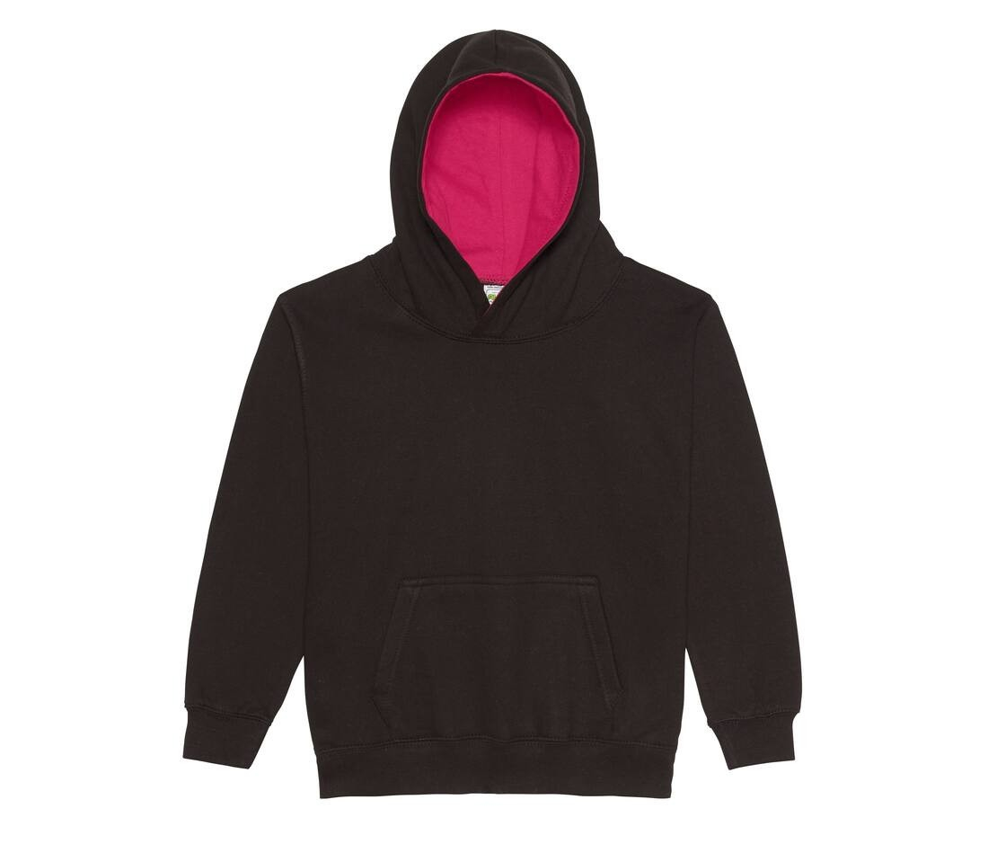Sweat enfant capuche contrastée