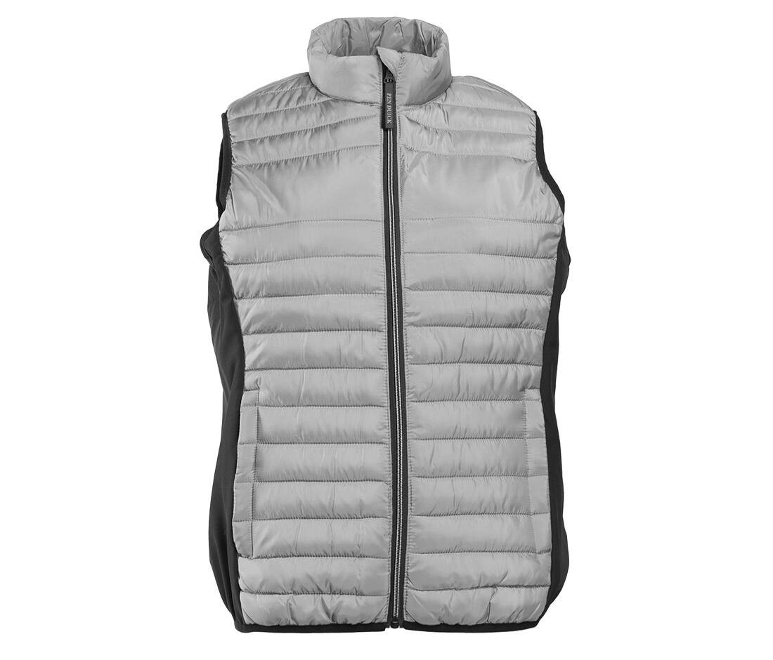 Bodywarmer bi-matière femme
