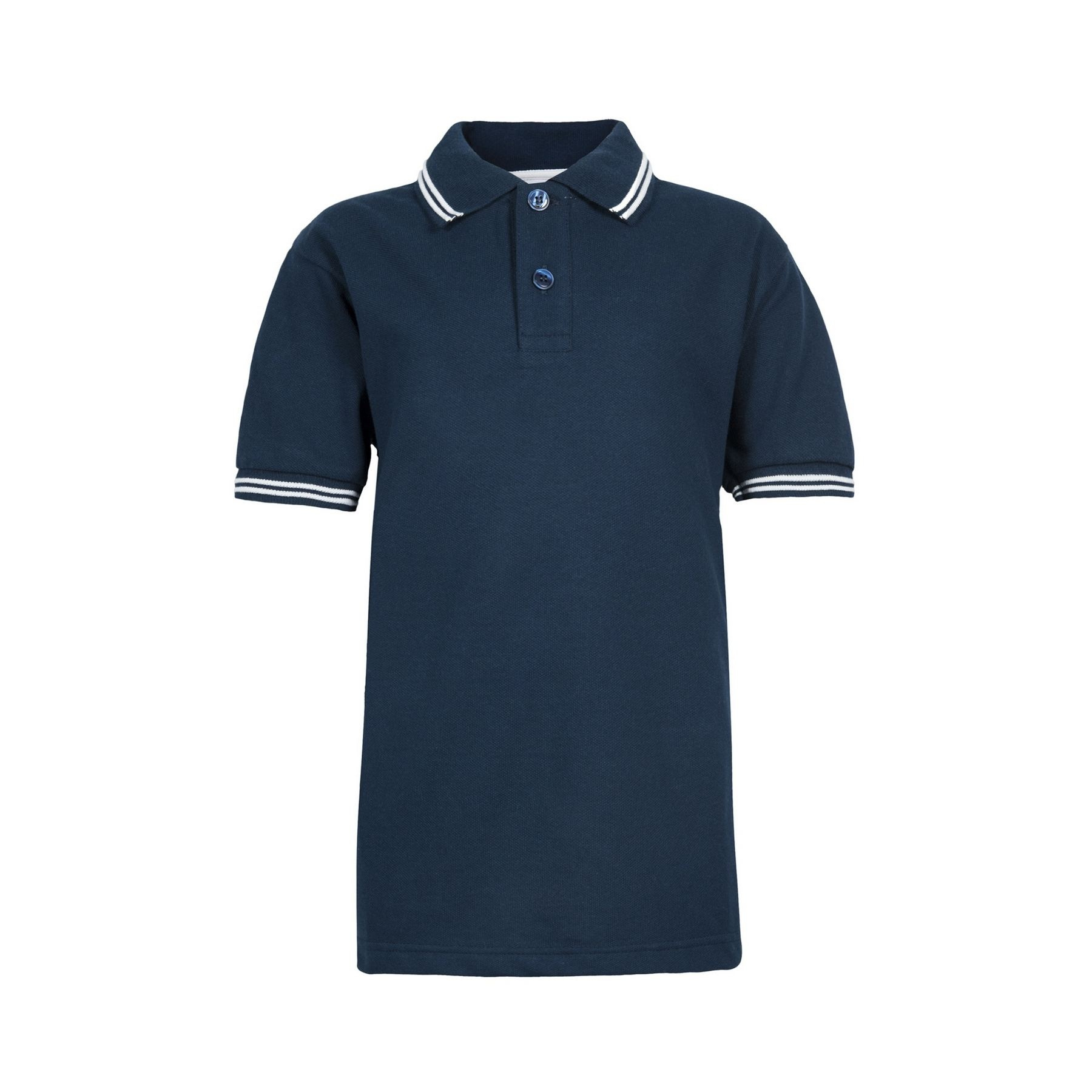 Kids’ short sleeve piqué polo shirt
