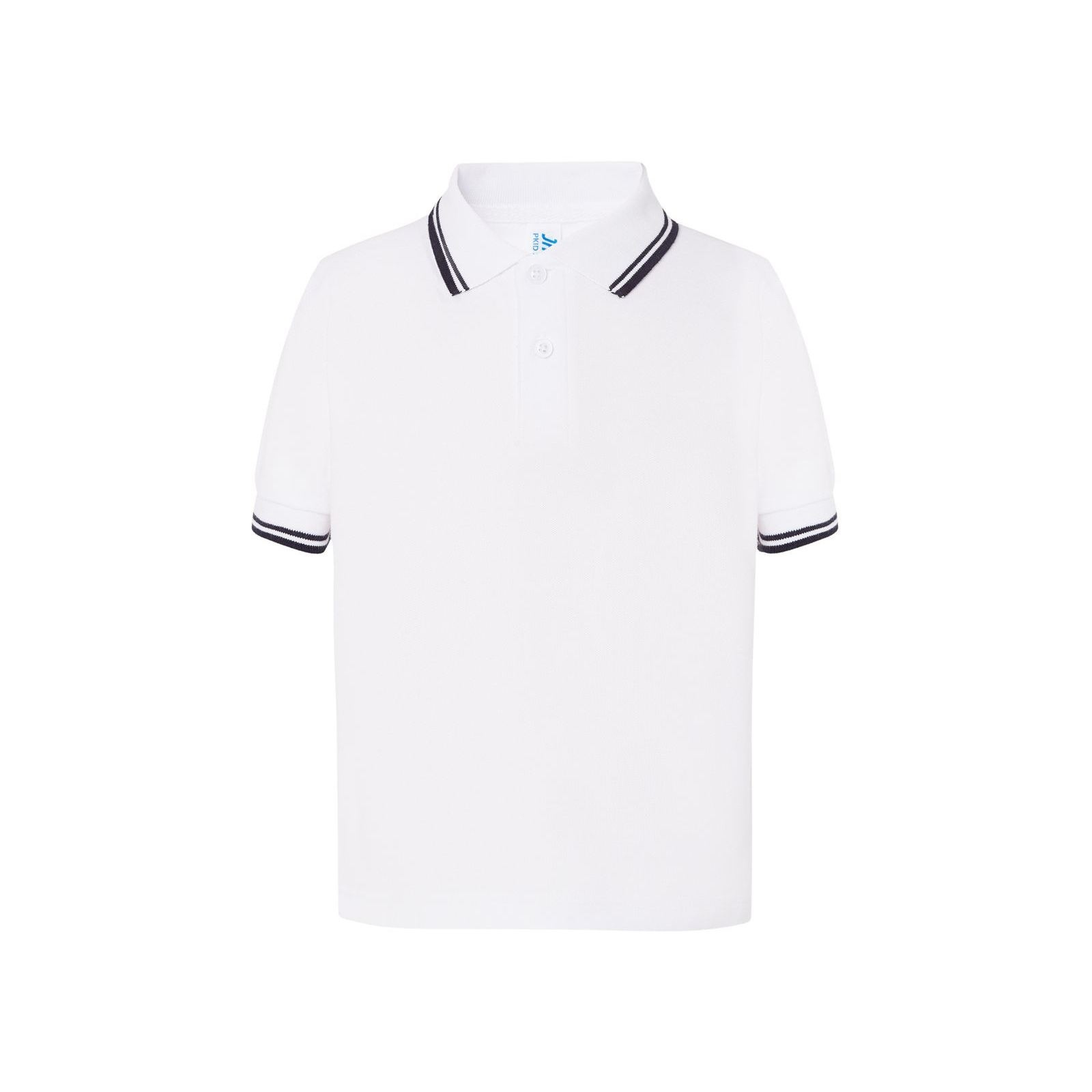 Polo enfant contrasté