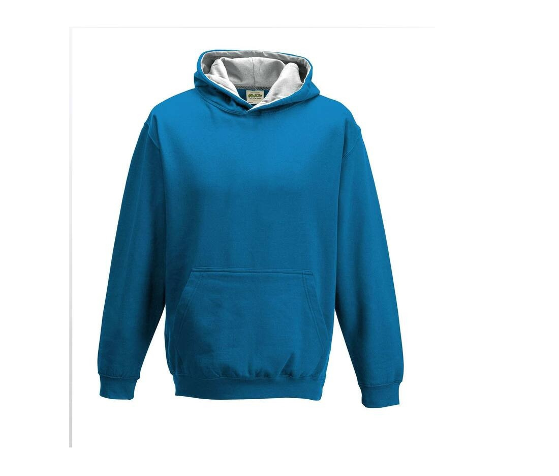 Sweat enfant capuche contrastée