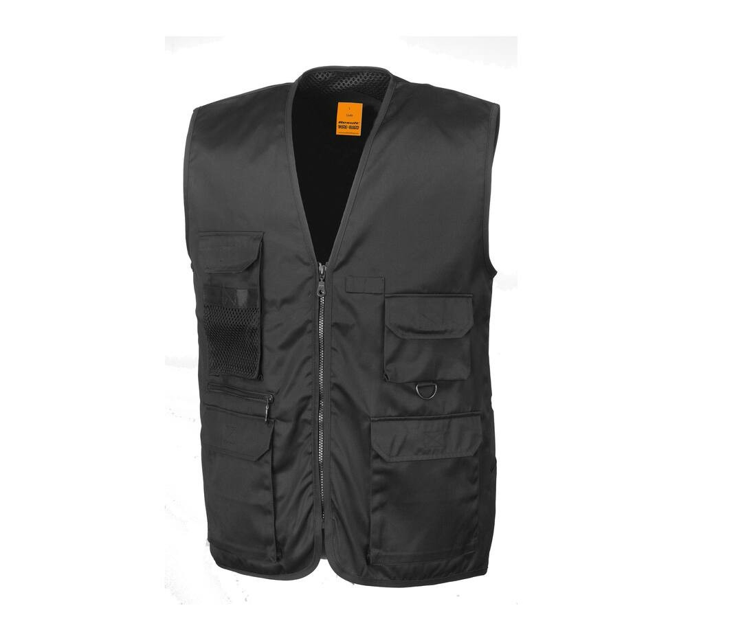 Gilet reporter multi-poches polycoton