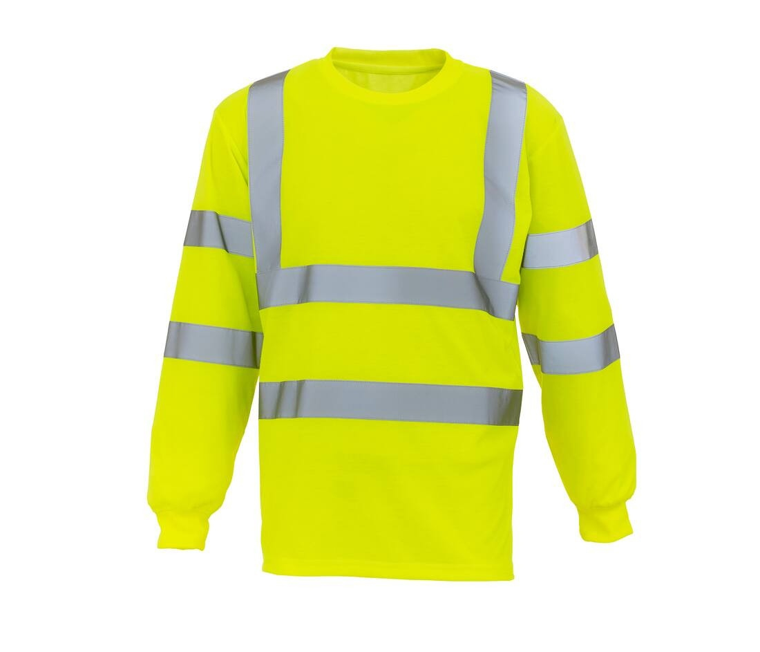 Tee-shirt manches longues haute visibilité