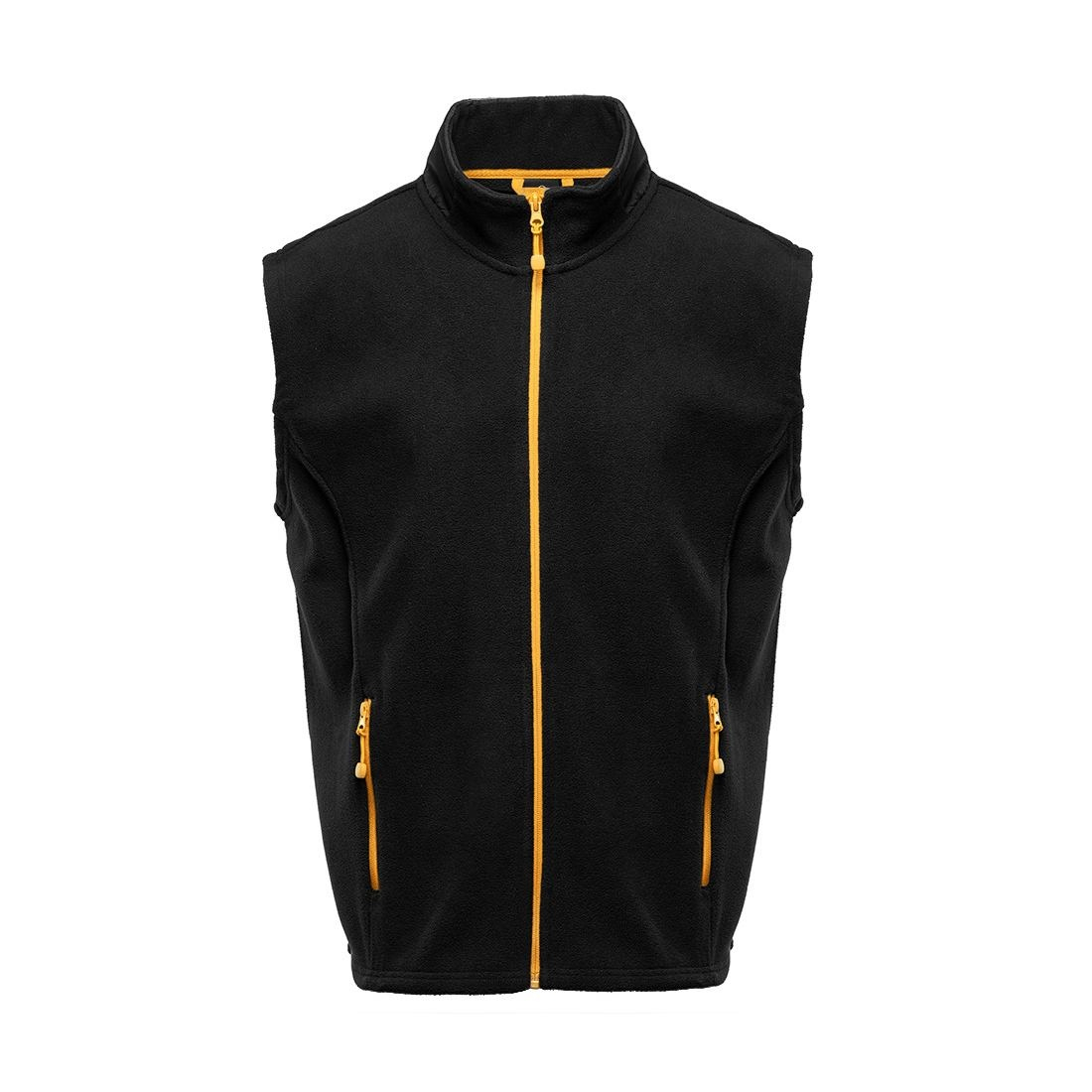 Bodywarmer polaire contrasté