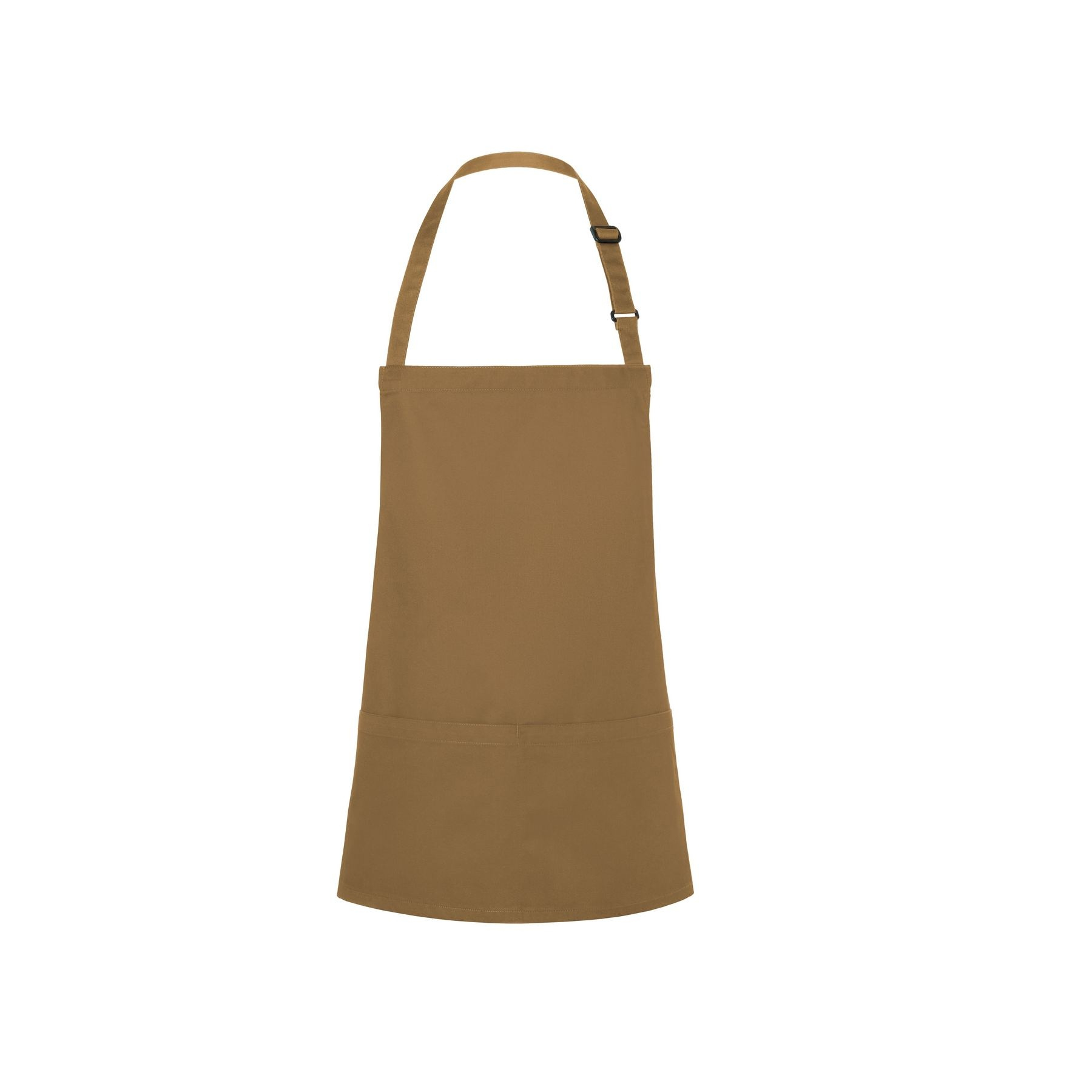 Tablier à bavette court avec boucle et poche