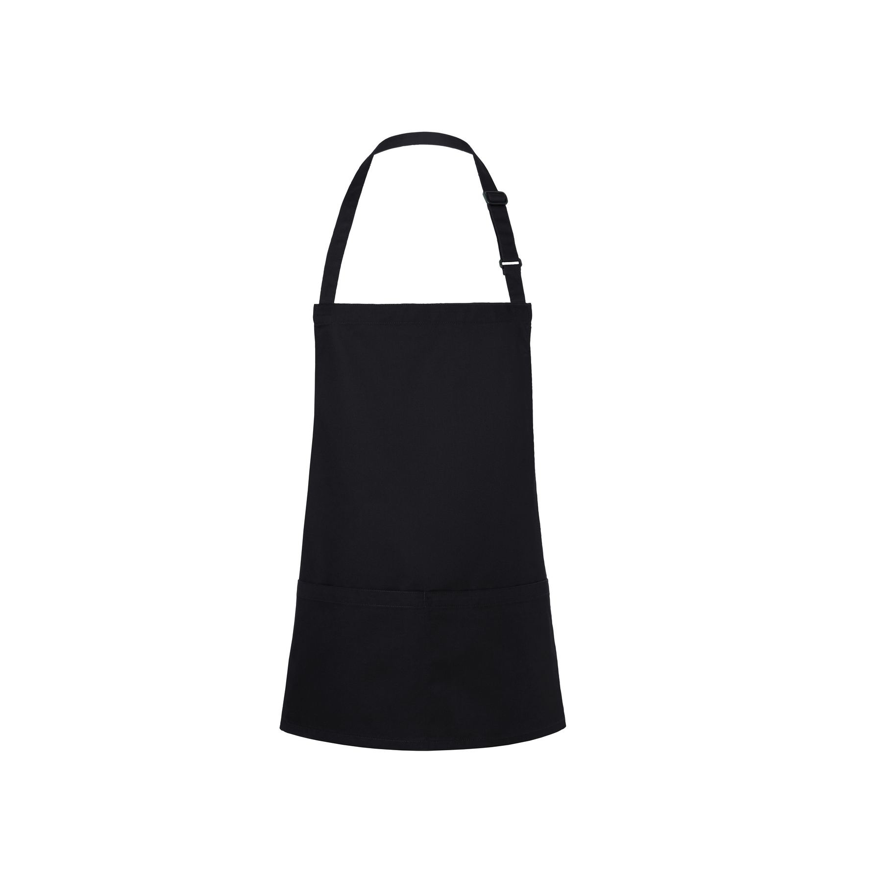 Tablier à bavette court avec boucle et poche