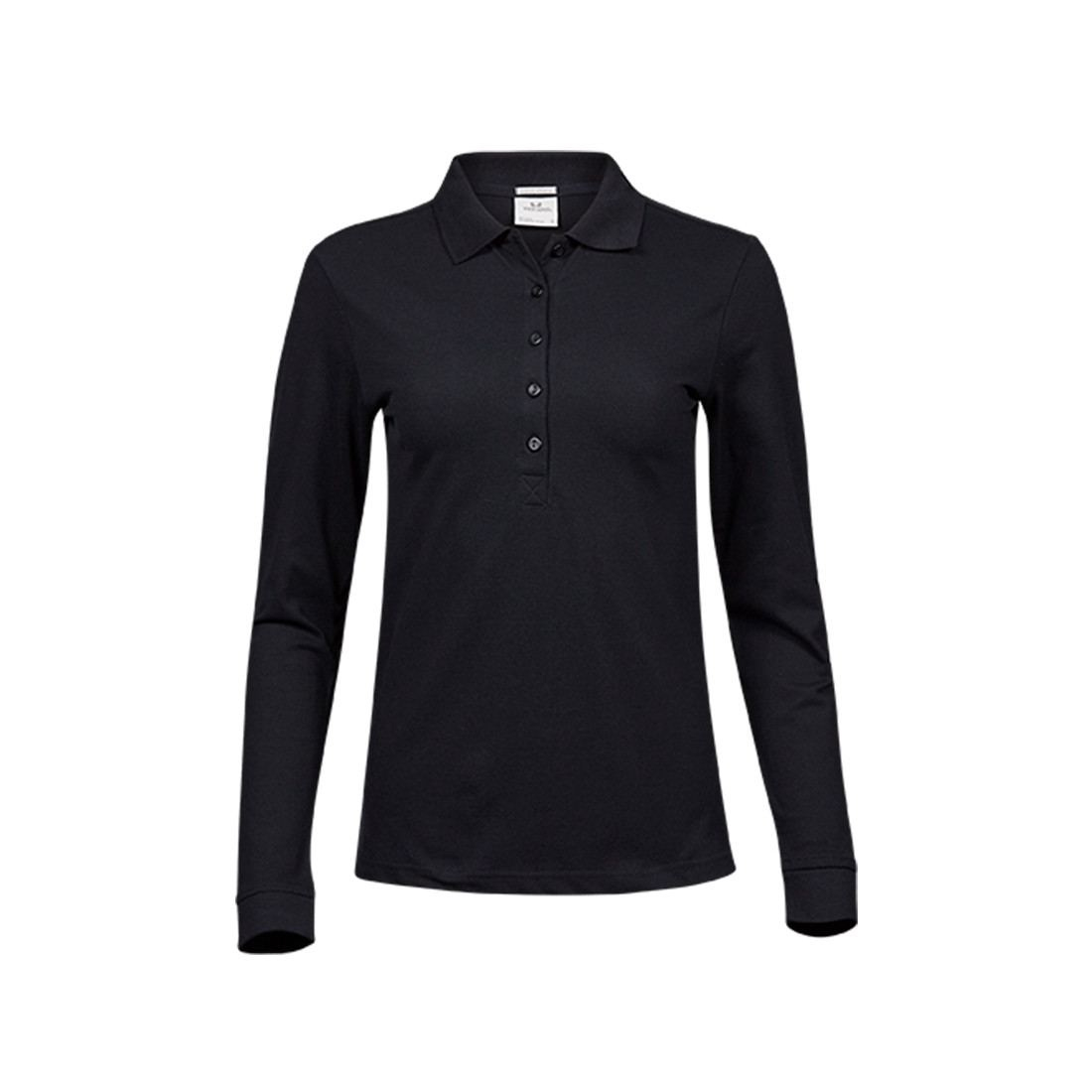 Polo stretch manches longues femme