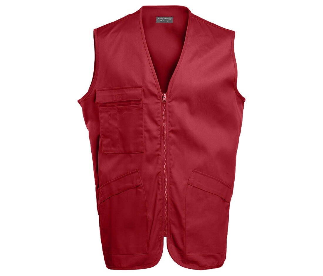 Gilet multi-poches polycoton