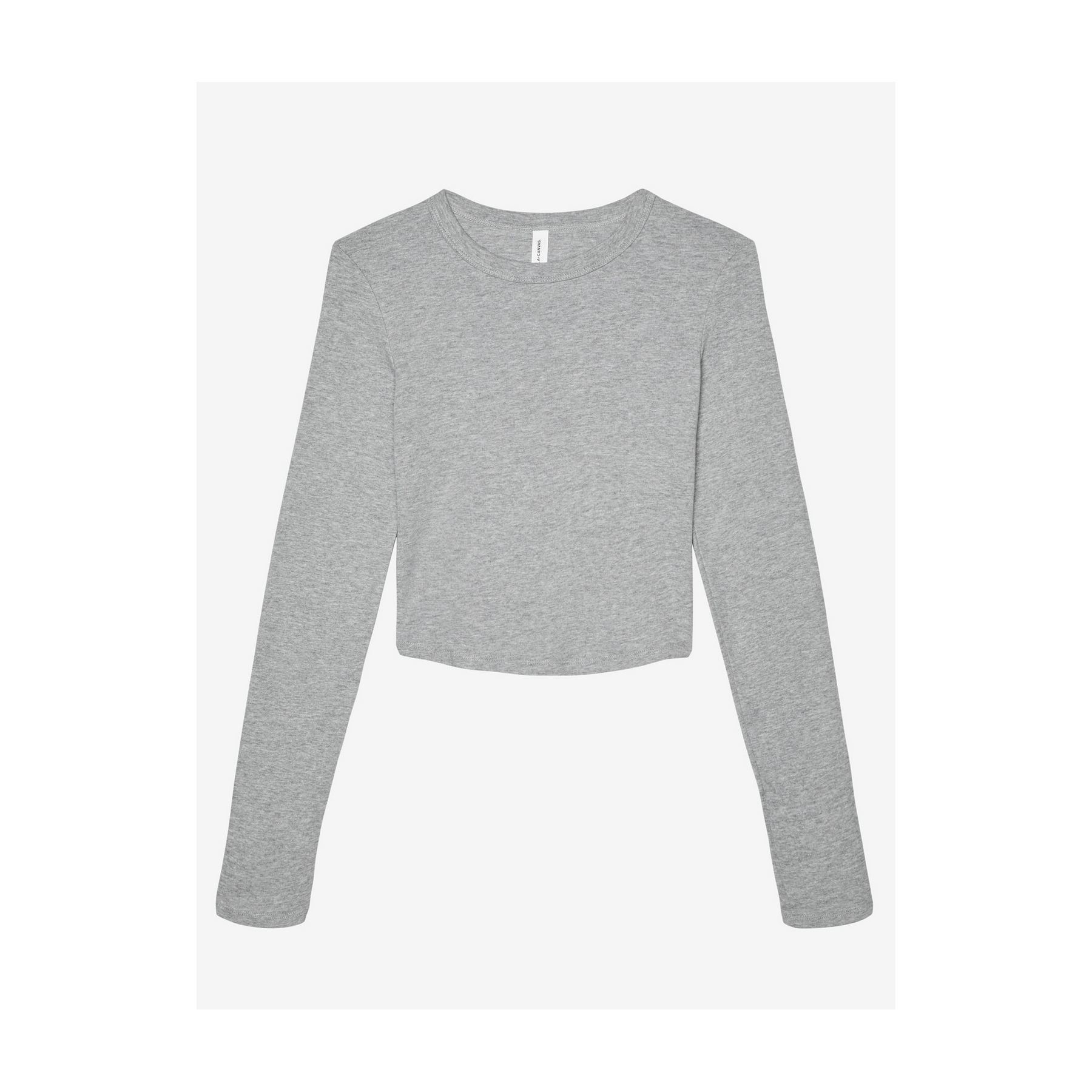 Tee-shirt court manches longues femme