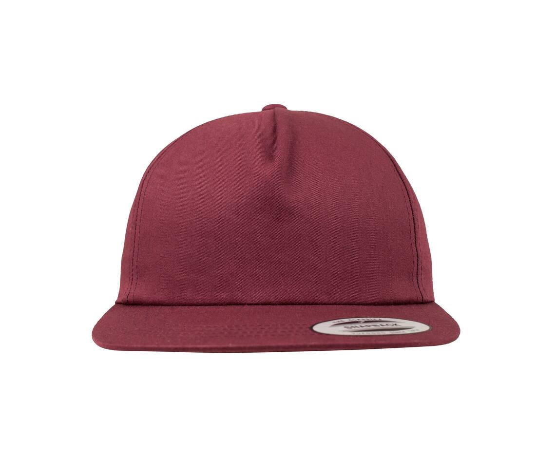 Unstructured 5-panel snapback