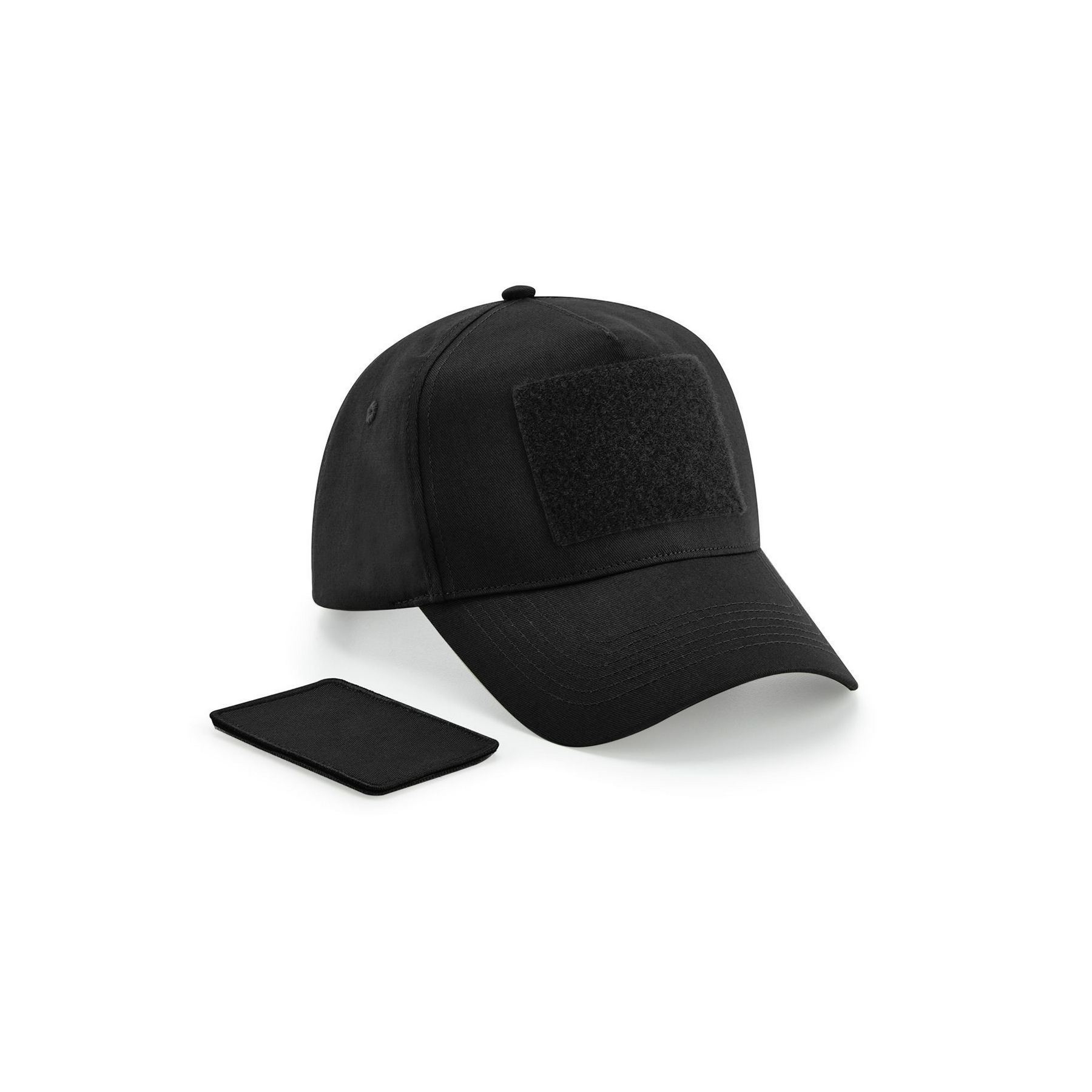 Casquette 5 pans avec patch amovible