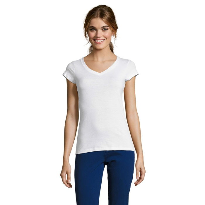 MOON T-SHIRT FEMME COL V thumb