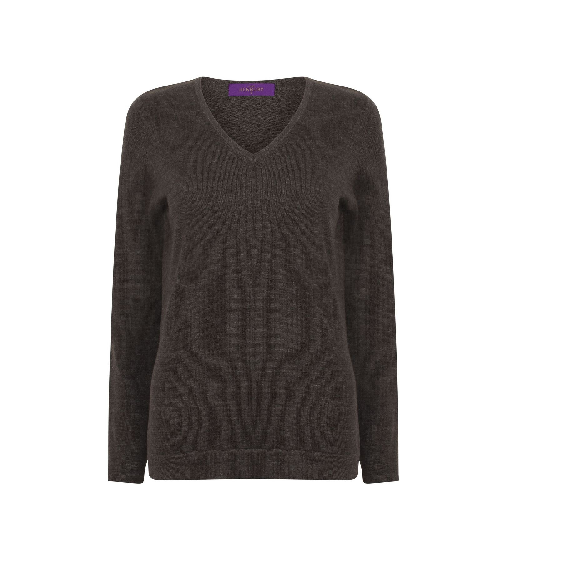 Pull col v femme