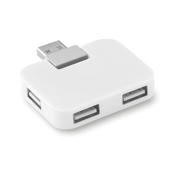 SQUARE - Hub 4 ports USB thumb