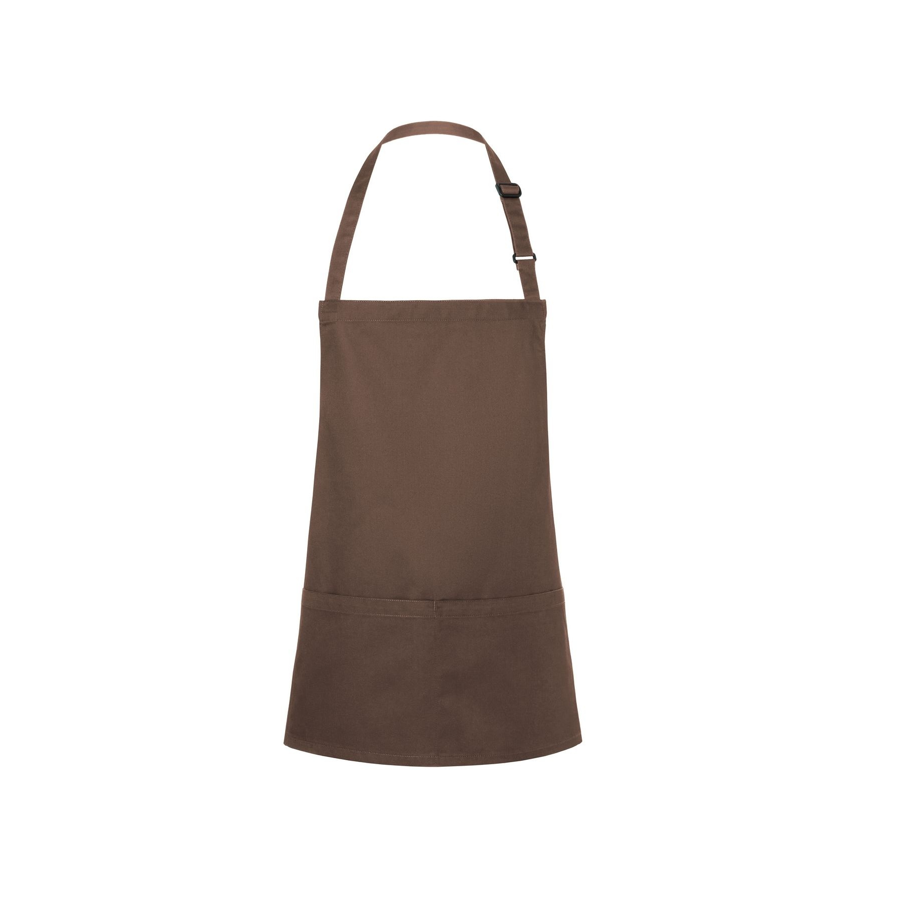 Tablier à bavette court avec boucle et poche