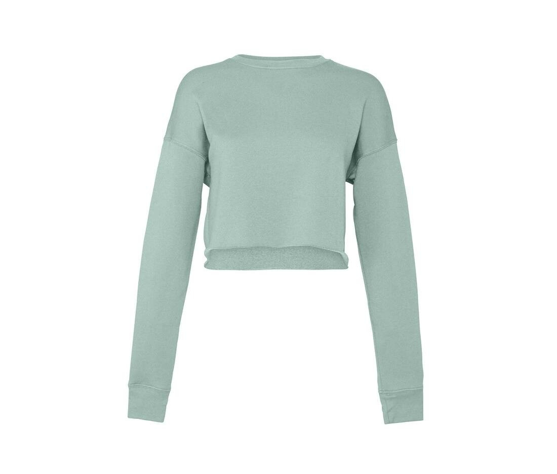 Sweat col rond femme court