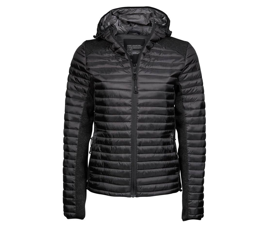 Doudoune capuche crossover femme