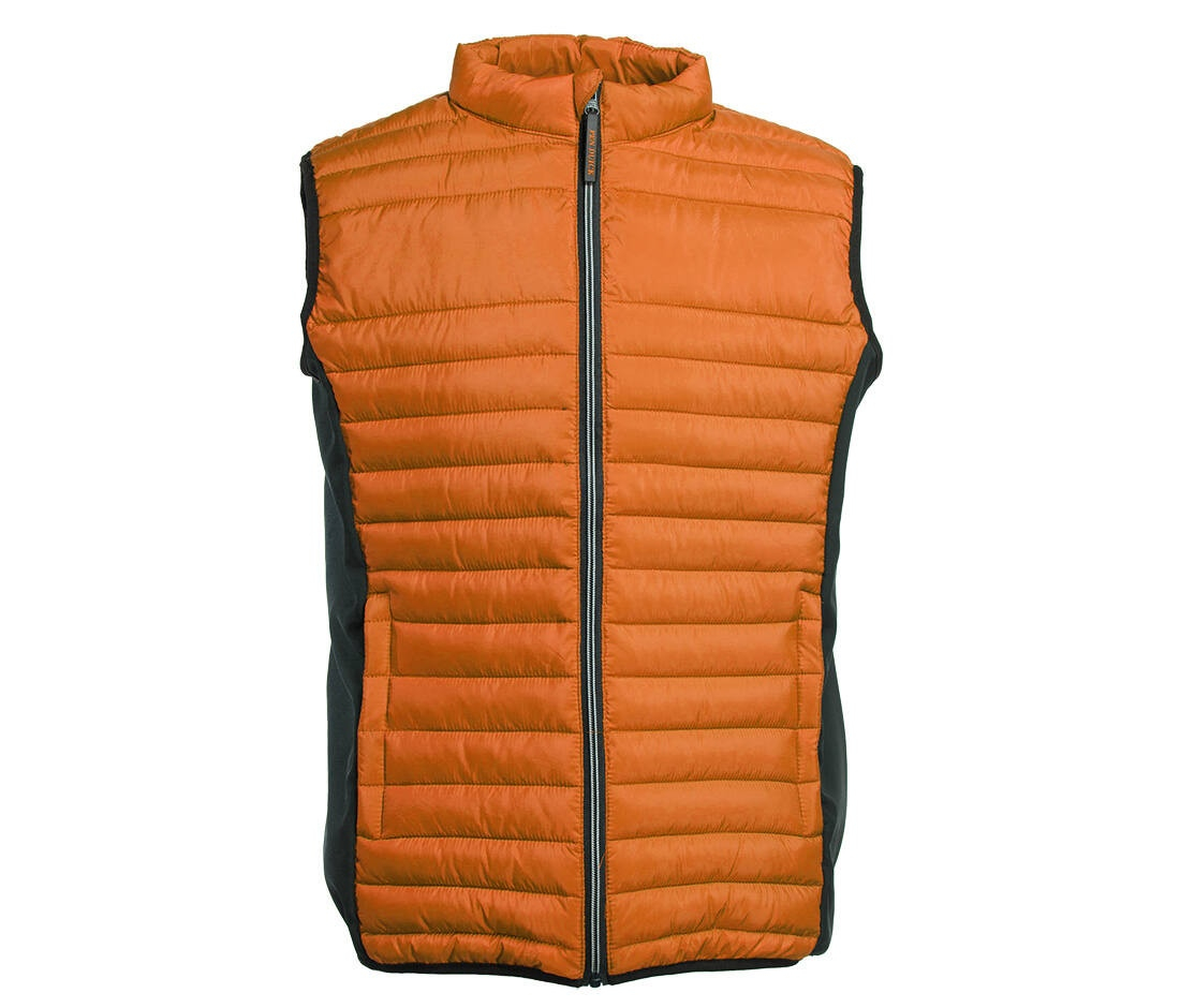 Bodywarmer bi-matière homme