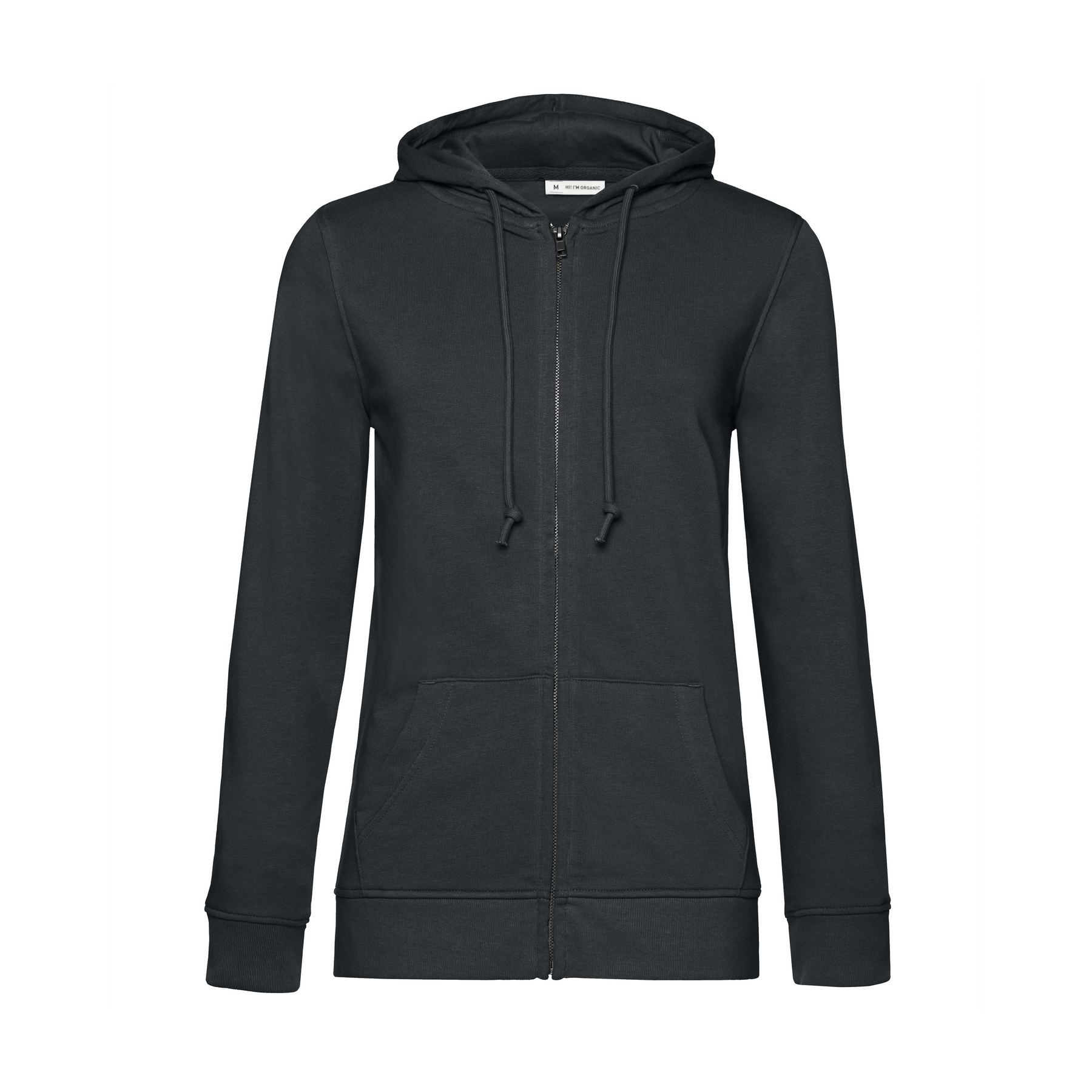 Sweat capuche zippé organique femme
