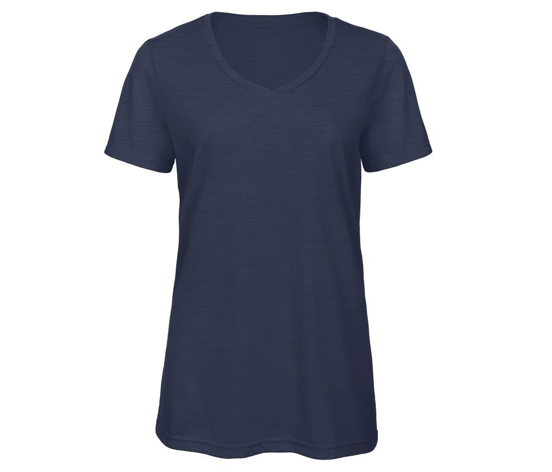 Tee-shirt col v femme tri-blend