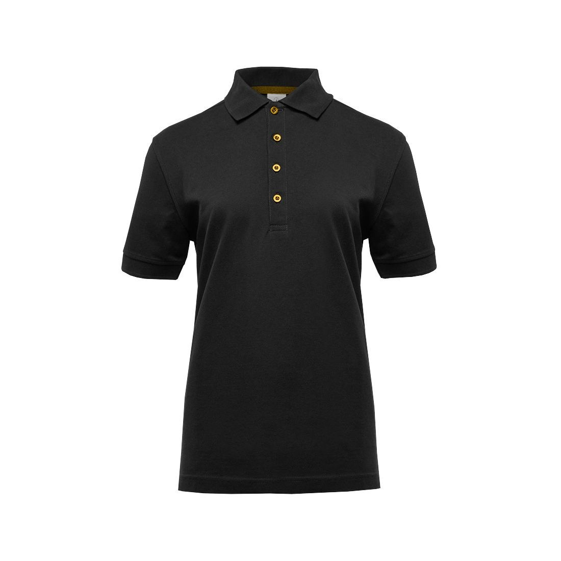 Polo femme boutons contrastés