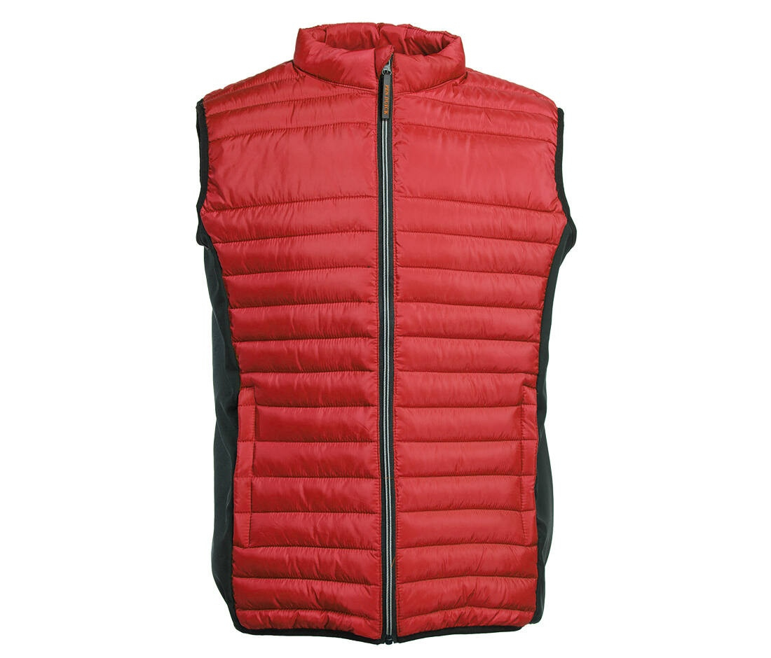 Bodywarmer bi-matière homme